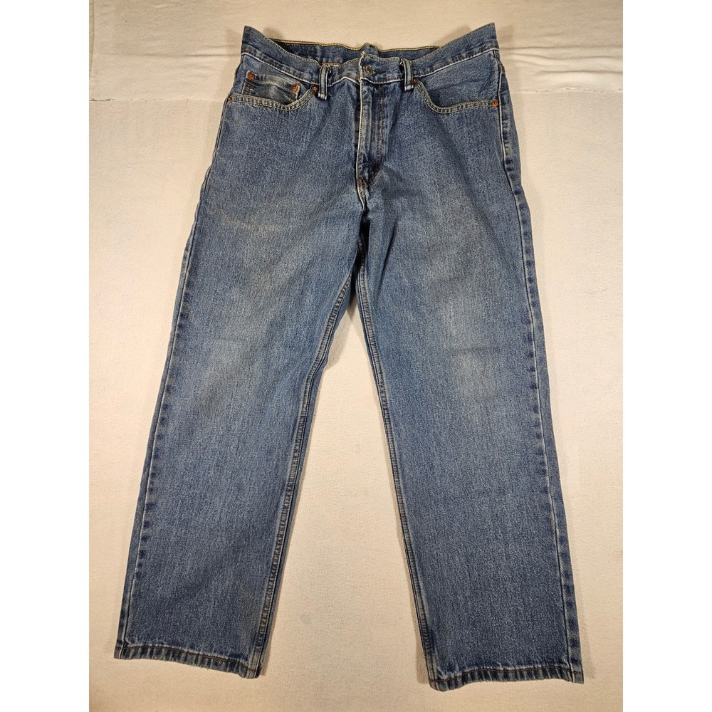 Levis 550 Relaxed Fit Tapered Leg Blue Denim Jeans Mens 34x29‎ Medium Wash